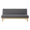 FURNITURE Premier Seating | Stockholm 3 Seat Grey Sofa Bed