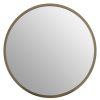 Bathe and Utility Premier Mirrors | Large Round Wall Mirror With Silver Frame