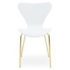 FURNITURE Premier Seating | Laila Dining Chair With White Seat And Gold Legs