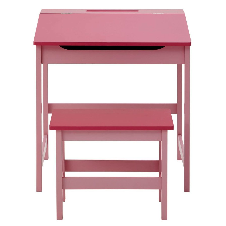 FURNITURE Premier Tables and Desks | Childrens Pink Desk And Stool