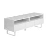 FURNITURE Premier Storage | Moritz White High Gloss Media Cabinet