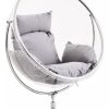 Outdoor Premier Outdoor Seating | Goa Hanging Chair With Grey Cushions