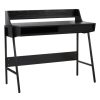 FURNITURE Premier Desks | Bradbury Black Oak Veneer Desk