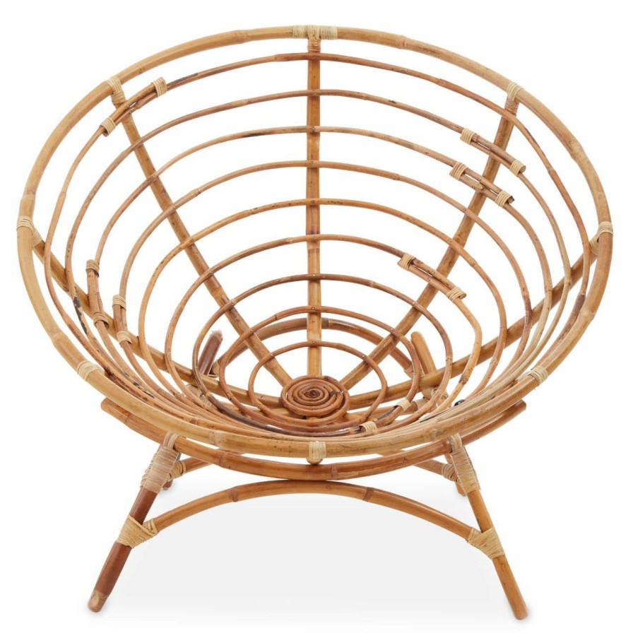 FURNITURE Fifty Five South Bar Seating | Manado Subaliu Natural Rattan Chair