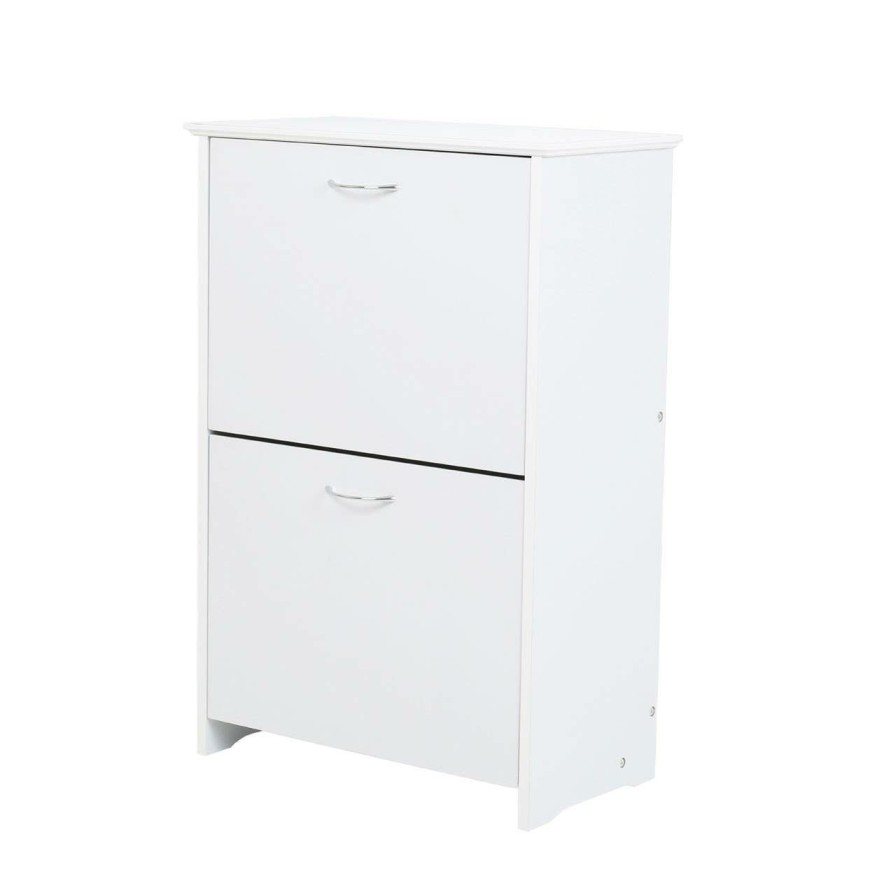 Bathe and Utility Premier Shoe Accessories and Storage | White Finish Shoe Storage Cupboard