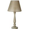 Accessories Premier Table Lamps | Maine Lined Wooden Candlestick Table Lamp