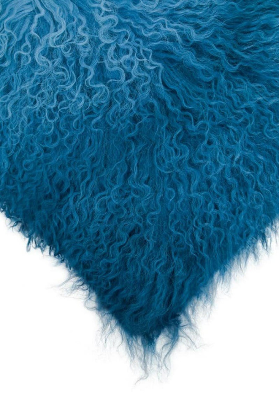 Accessories Bosie Cushions | Bosie Large Blue Ombre Mongolian Lamb Fur Cushion