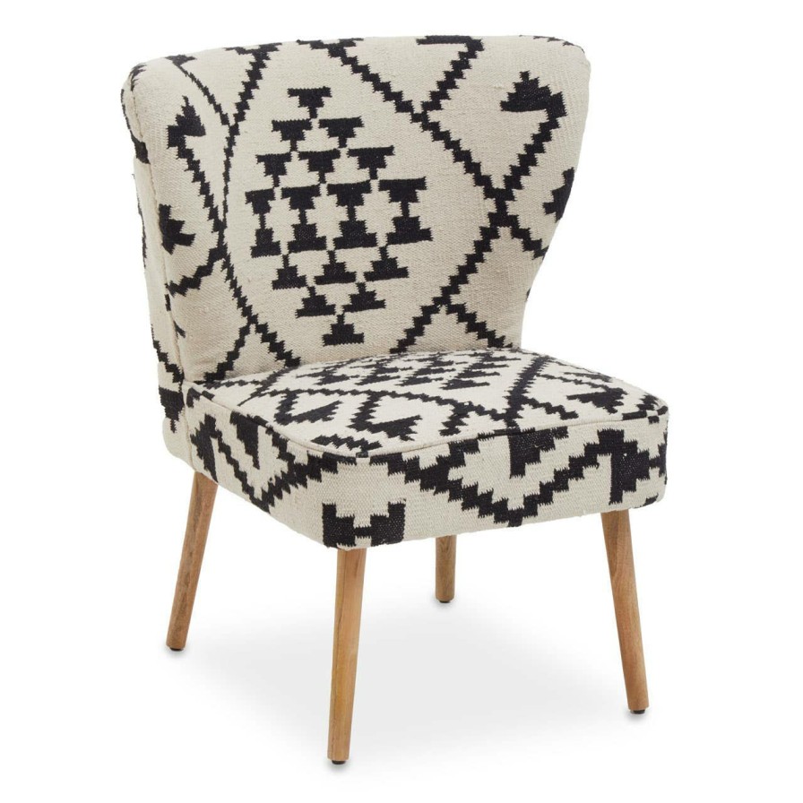 FURNITURE Fifty Five South Seating | Cefena Berber Style Mango Wood Chair