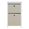 FURNITURE Premier Storage | Lindo 2 Natural Fabric Drawers Cabinet