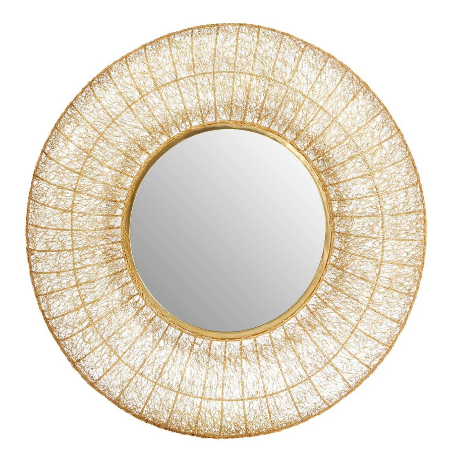 Bathe and Utility Premier Mirrors | Templar Gold Finish Wall Mirror