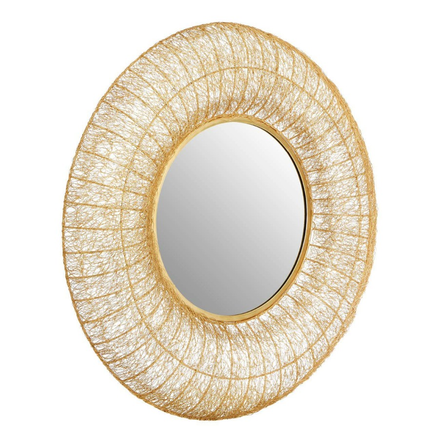 Bathe and Utility Premier Mirrors | Templar Gold Finish Wall Mirror