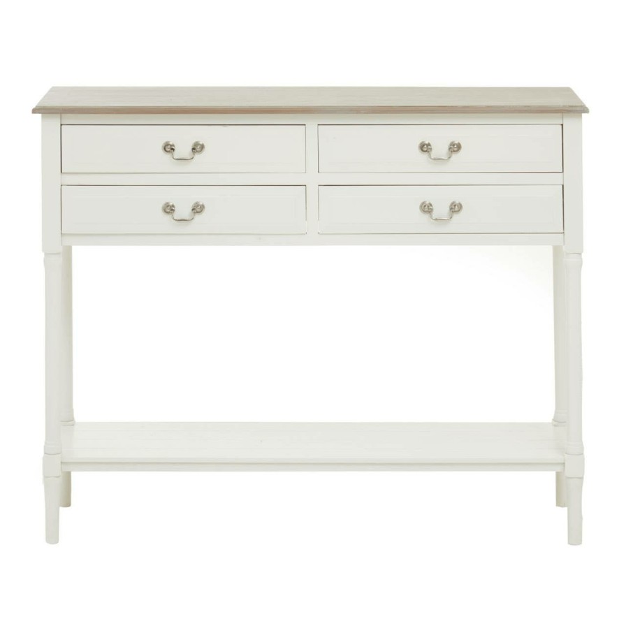 FURNITURE Premier Shelving | Heritage 4 Drawer Console Table