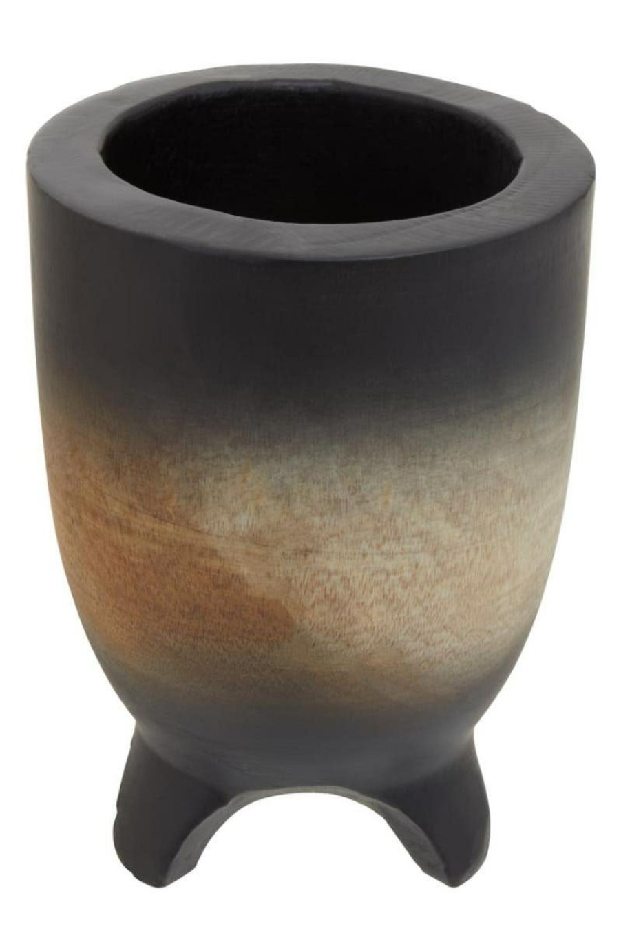 Accessories Fifty Five South Vases, Planters and Plant Stands | Arlo Large Black Ombre Planter