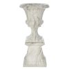 Accessories Fifty Five South Vases, Planters and Plant Stands | Josten Faux Marble Planter With Pillar