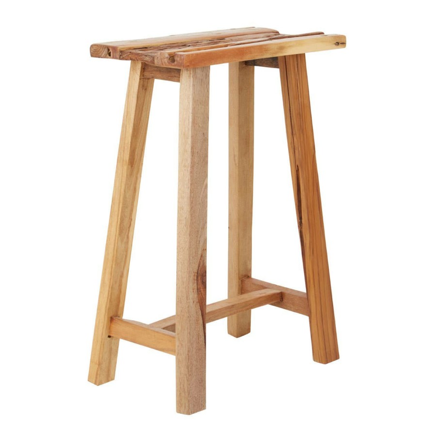 FURNITURE Fifty Five South Seating | Kendari Teak Wood Stool