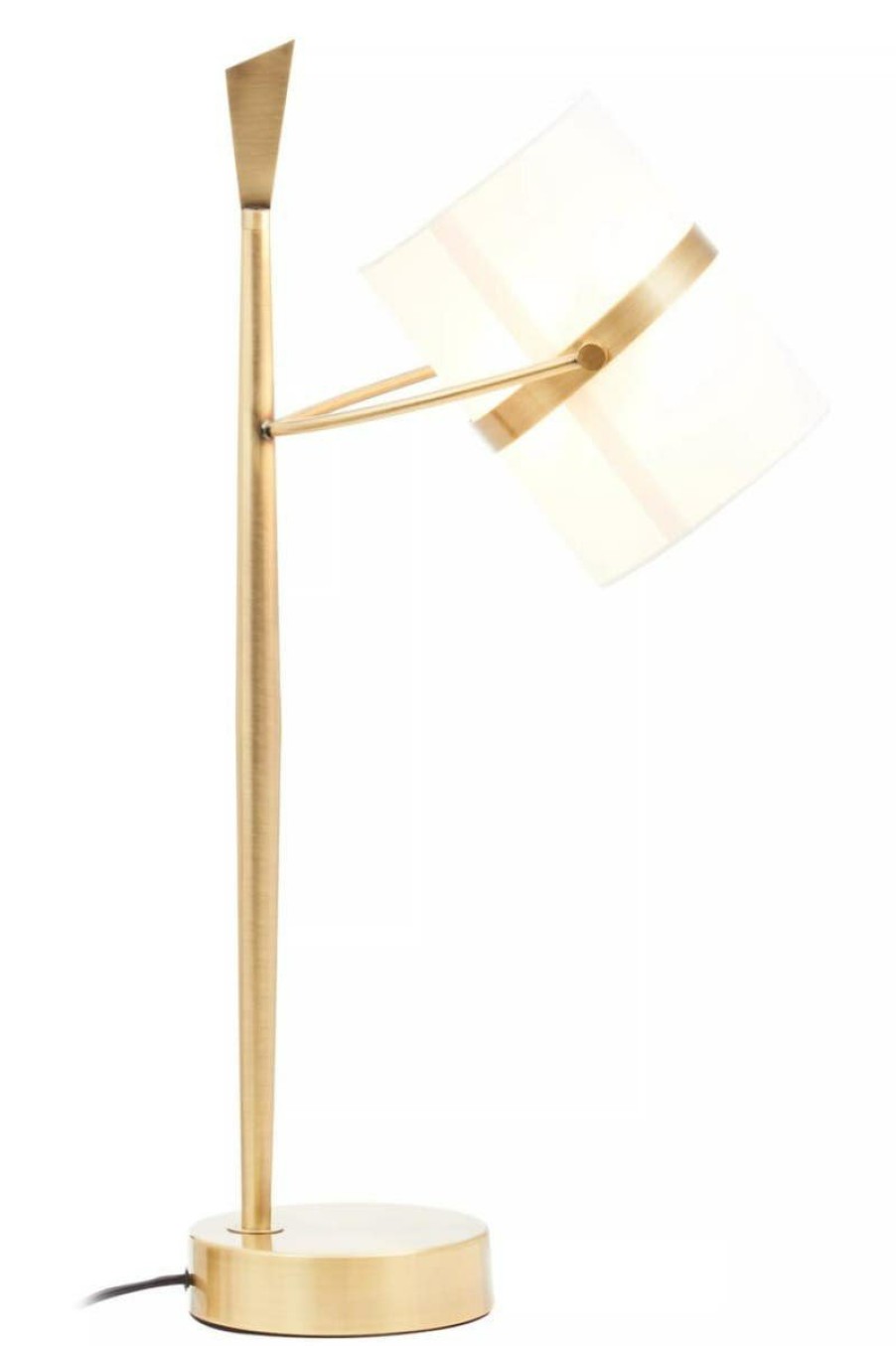 Accessories Fifty Five South Table Lamps | Elis Gold And Ivory Table Lamp