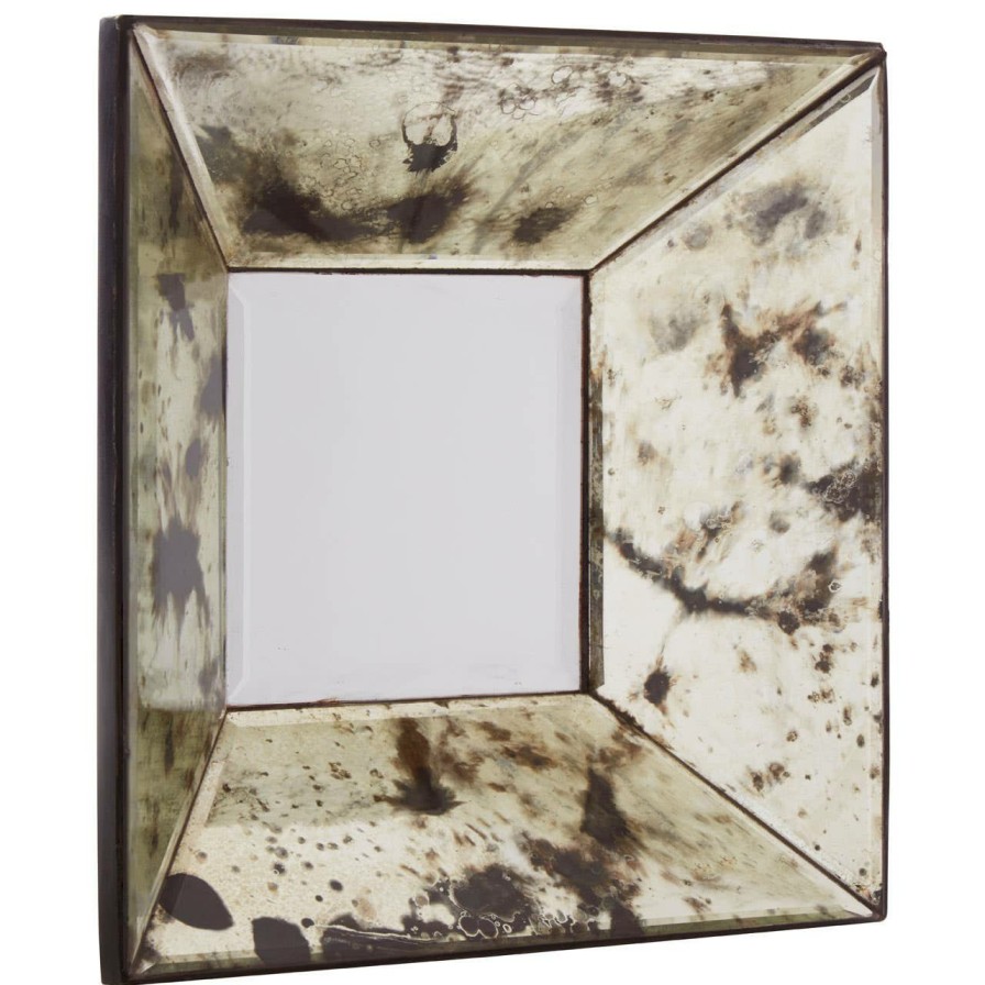 Bathe and Utility Fifty Five South Mirrors | Riza Bevelled And Speckled Detail Wall Mirror