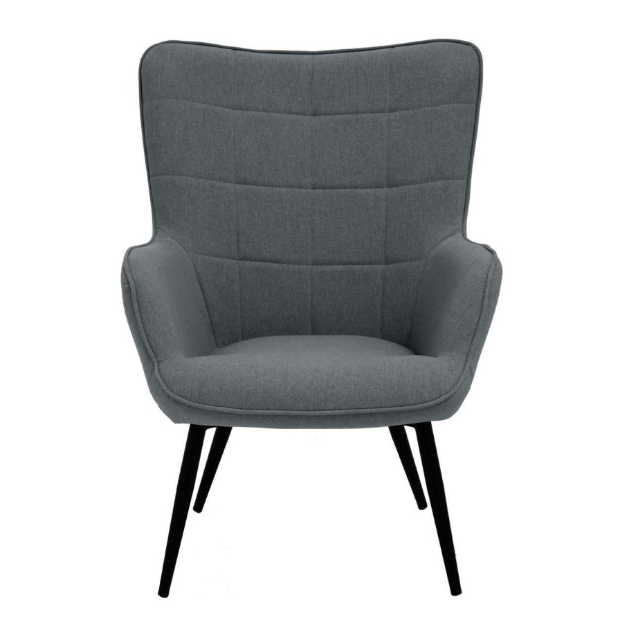 FURNITURE Premier Seating | Stockholm Grey Fabric Armchair