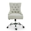 FURNITURE Fifty Five South Seating | Anita Natural Velvet Home Office Chair