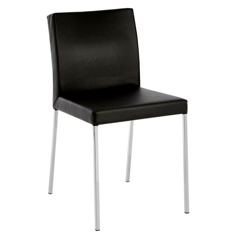 FURNITURE Premier Seating | Pair Of Lago Black Chairs