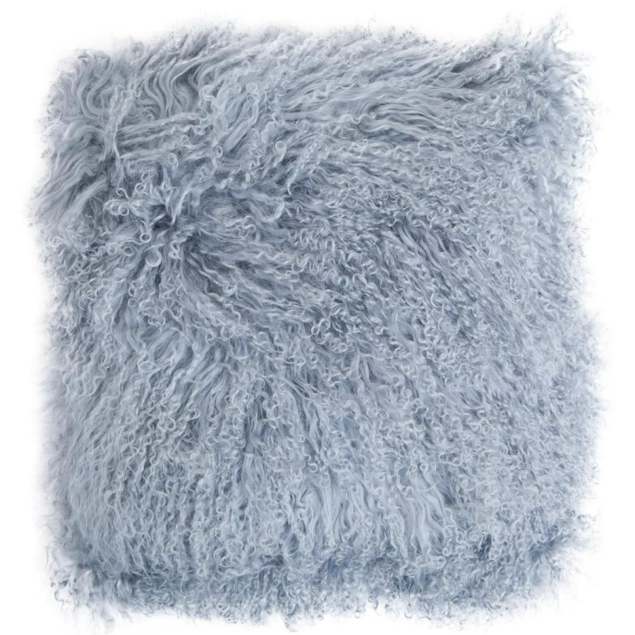 Accessories Bosie Cushions | Bosie Small Grey Mongolian Lamb Fur Cushion