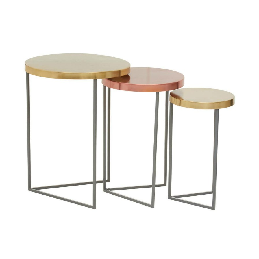 FURNITURE Fifty Five South Nesting Tables | Kobra Set Of Three Tables