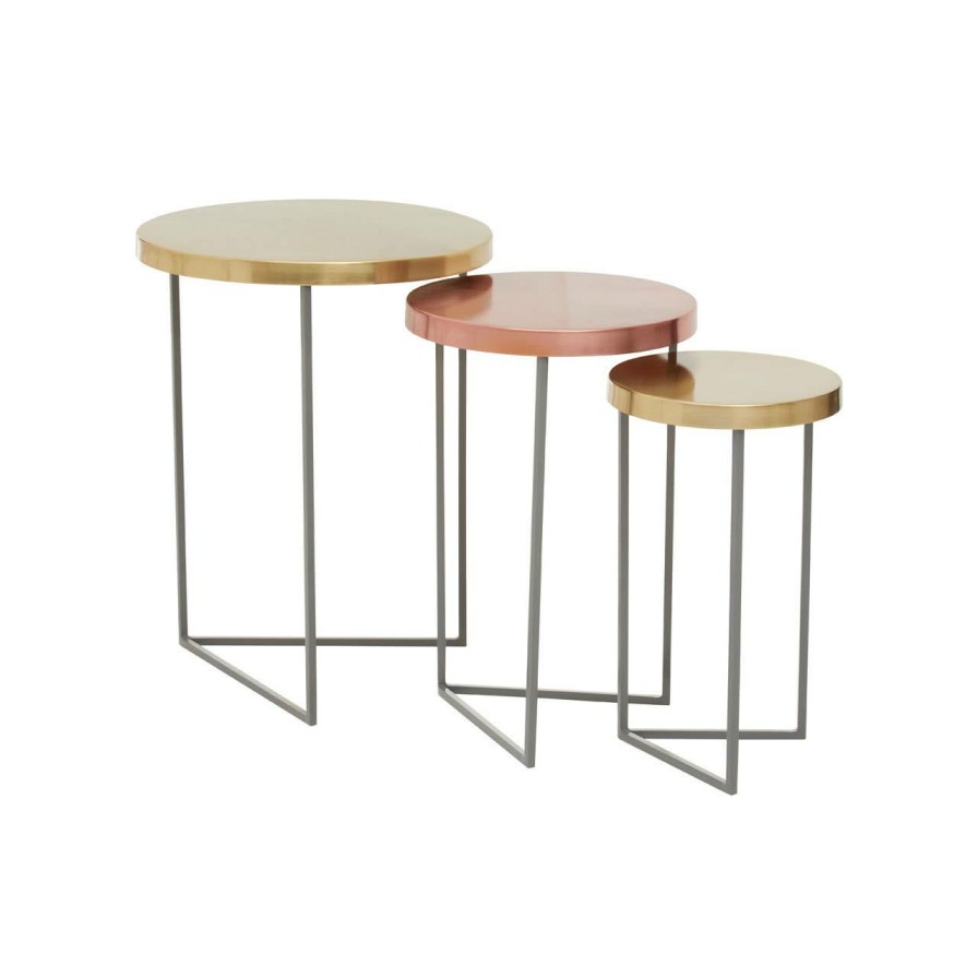 FURNITURE Fifty Five South Nesting Tables | Kobra Set Of Three Tables