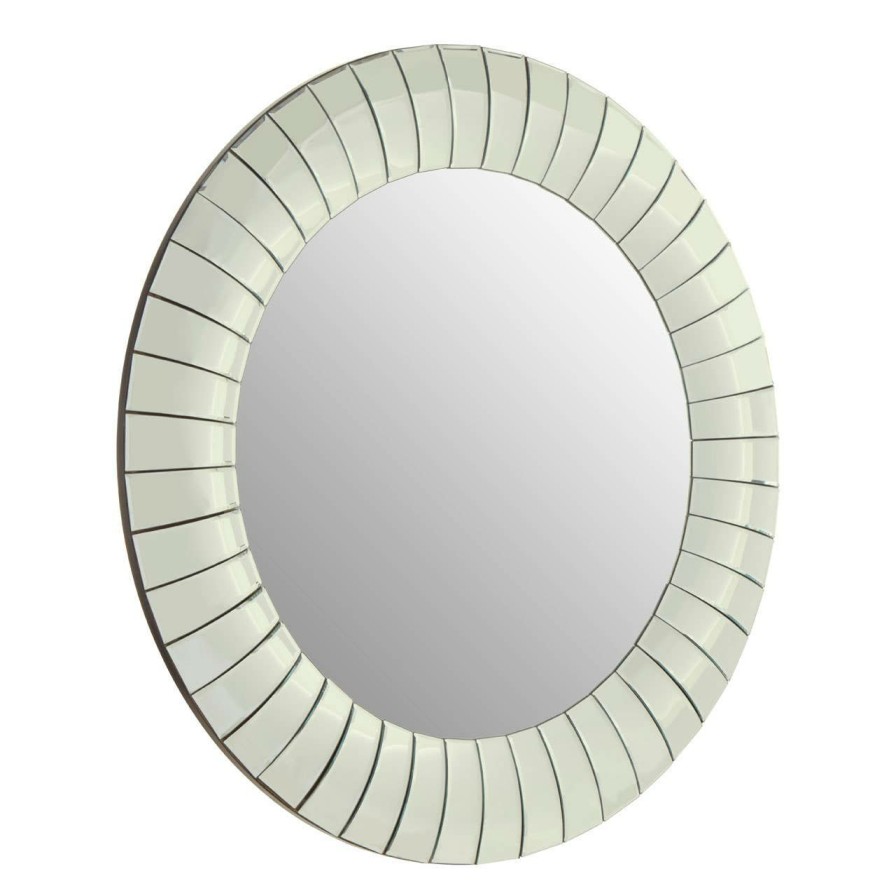 Bathe and Utility Fifty Five South Mirrors | Gem Round Wall Mirror