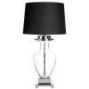 Accessories Fifty Five South Table Lamps | Arine Table Lamp With Black Linen Shade