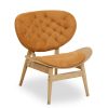 FURNITURE Fifty Five South Seating | Vinsi Dijon Velvet Chair With Natural Elm