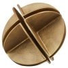 Accessories Fifty Five South Sculptures and Ornaments | Prato Brass Finish Sculpture