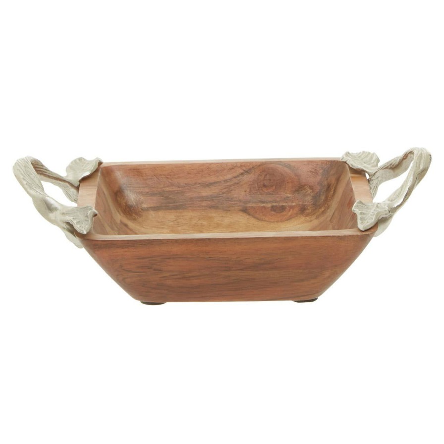 Kitchen and Dining Premier Serveware | Vine Acacia Wood Square Dish