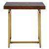 FURNITURE Fifty Five South Side Tables | Brando Brown Side Table