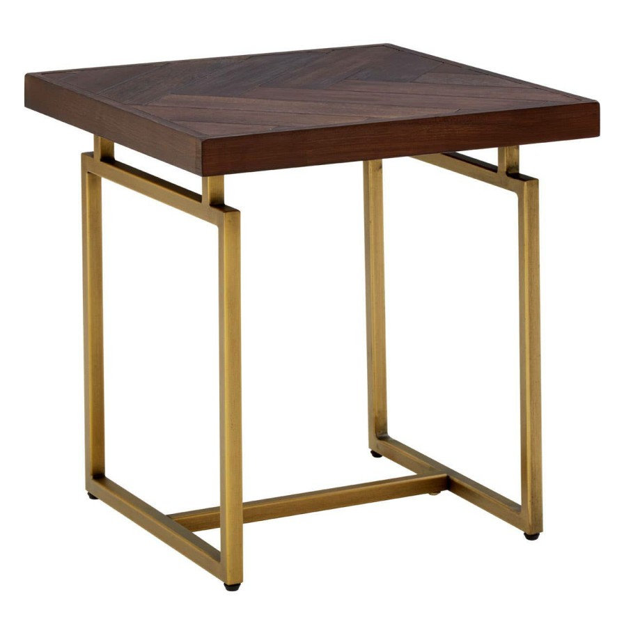 FURNITURE Fifty Five South Side Tables | Brando Brown Side Table