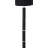 Accessories Fifty Five South Floor Lamps | Hanah Black Snake Leather Effect Floor Lamp