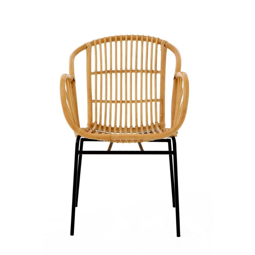 FURNITURE Premier Conservatory | Lagom Natural Rattan Chair With Raised Sides