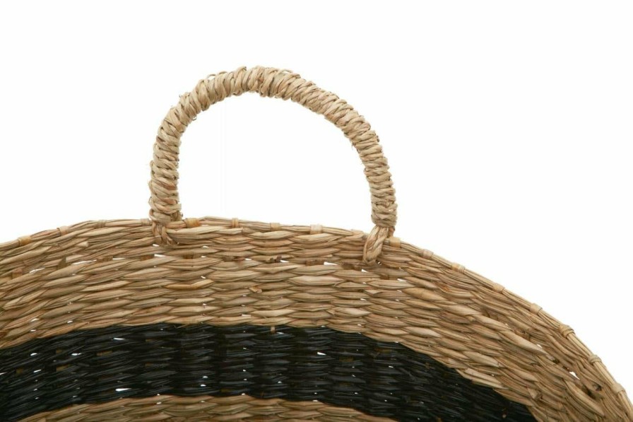 Bathe and Utility Premier Boxes, Bags and Baskets | Arles Black Stripes Seagrass Baskets