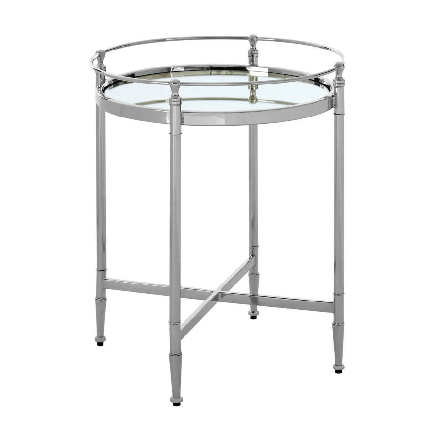 FURNITURE Fifty Five South Side Tables | Zach Round Side Table