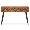 FURNITURE Fifty Five South Console Tables | Boho Two Drawer Mango Wood Console Table