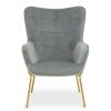 FURNITURE Premier Seating | Stockholm Grey Velvet Chair