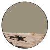 Bathe and Utility Fifty Five South Mirrors | Relic Small Silver Tile Round Mirror