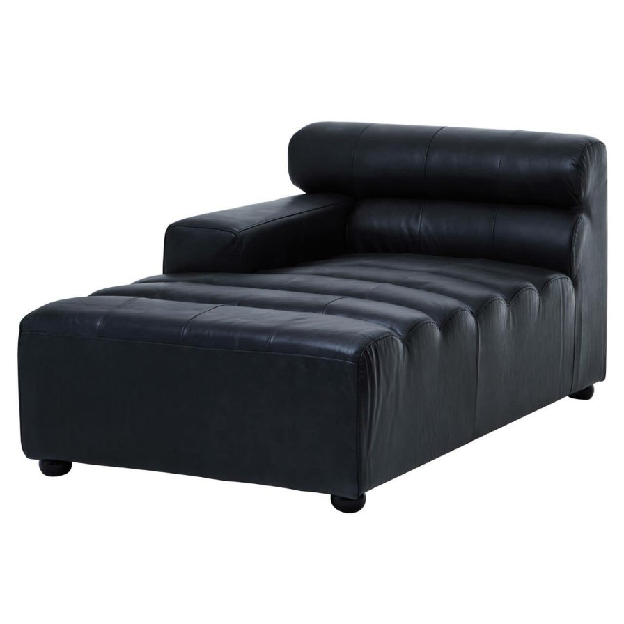 FURNITURE Fifty Five South Seating | King Right Arm Leather Chaise