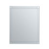 Bathe and Utility Premier Mirrors | Sana Square Wall Mirror With Linear Detail