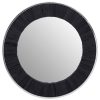 Bathe and Utility Fifty Five South Mirrors | Kerala Black Round Mirror