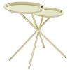 FURNITURE Fifty Five South Side Tables | Oria Warm Metallic Side Table