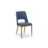 FURNITURE Fifty Five South Seating | Gilden Blue Leather Effect Dining Chair