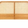 FURNITURE Fifty Five South Beds | Lyon Natural Rattan And Oak Headboard