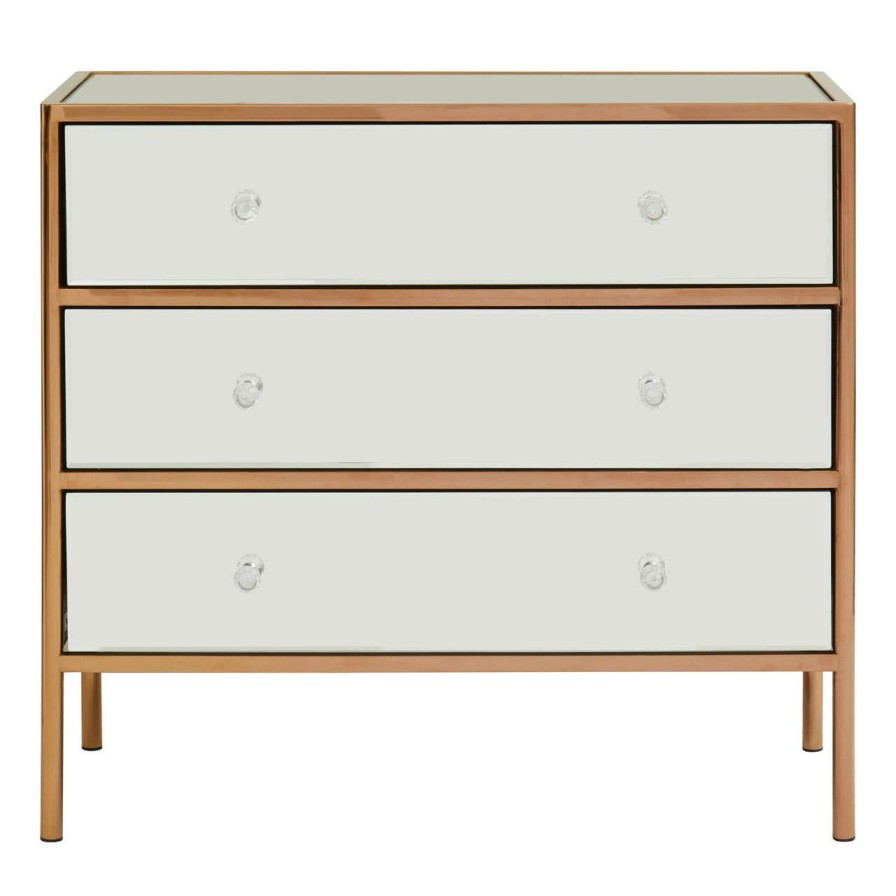 FURNITURE Fifty Five South Chest of Drawers | Goldie 3 Drawer Chest