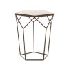 FURNITURE Premier Side Tables | Shalimar Pentagonal Marble Top Side Table