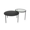 FURNITURE Premier Coffee Tables | Trento Coffee Table With Glass And Metal Tops